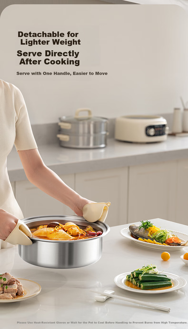 Joyoung 20L Electric Steamer 3-Layer Stainless Steel Multi-Functional Electric Hot Pot GZ568Ultra 10