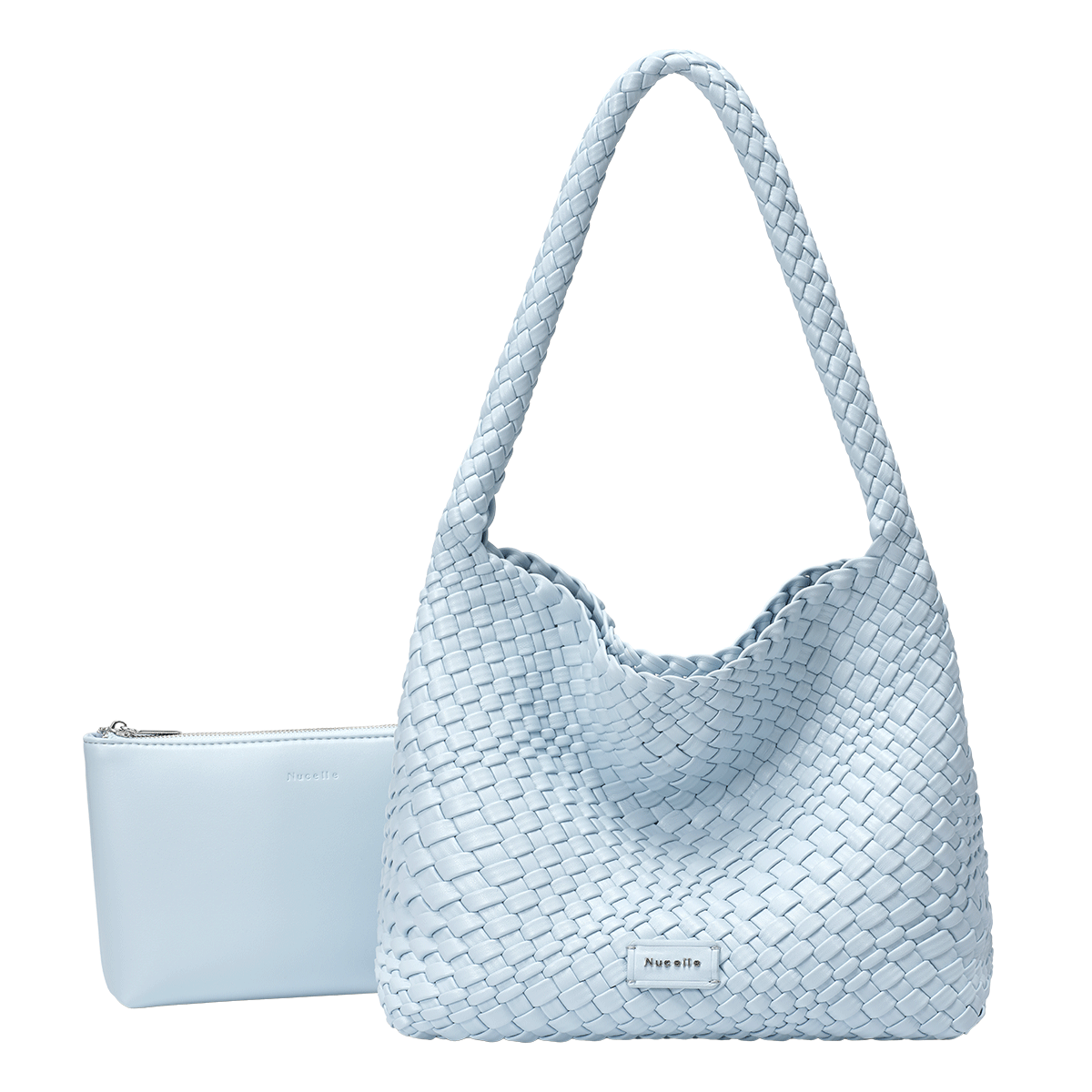 NUCELLE Woven Texture HOBO Bag 2026 New Luxury Niche Commuter Shoulder Tote Bag for Women Birthday Gift