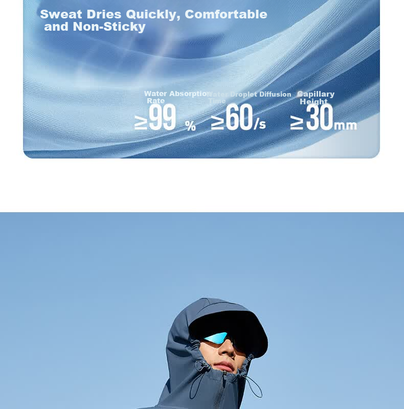 361° Men's Sunscreen Jacket Spring Summer UPF200+ UV Protection Sports Cooling Quick-Dry Heat-Blocking Coat 652624602-4 5