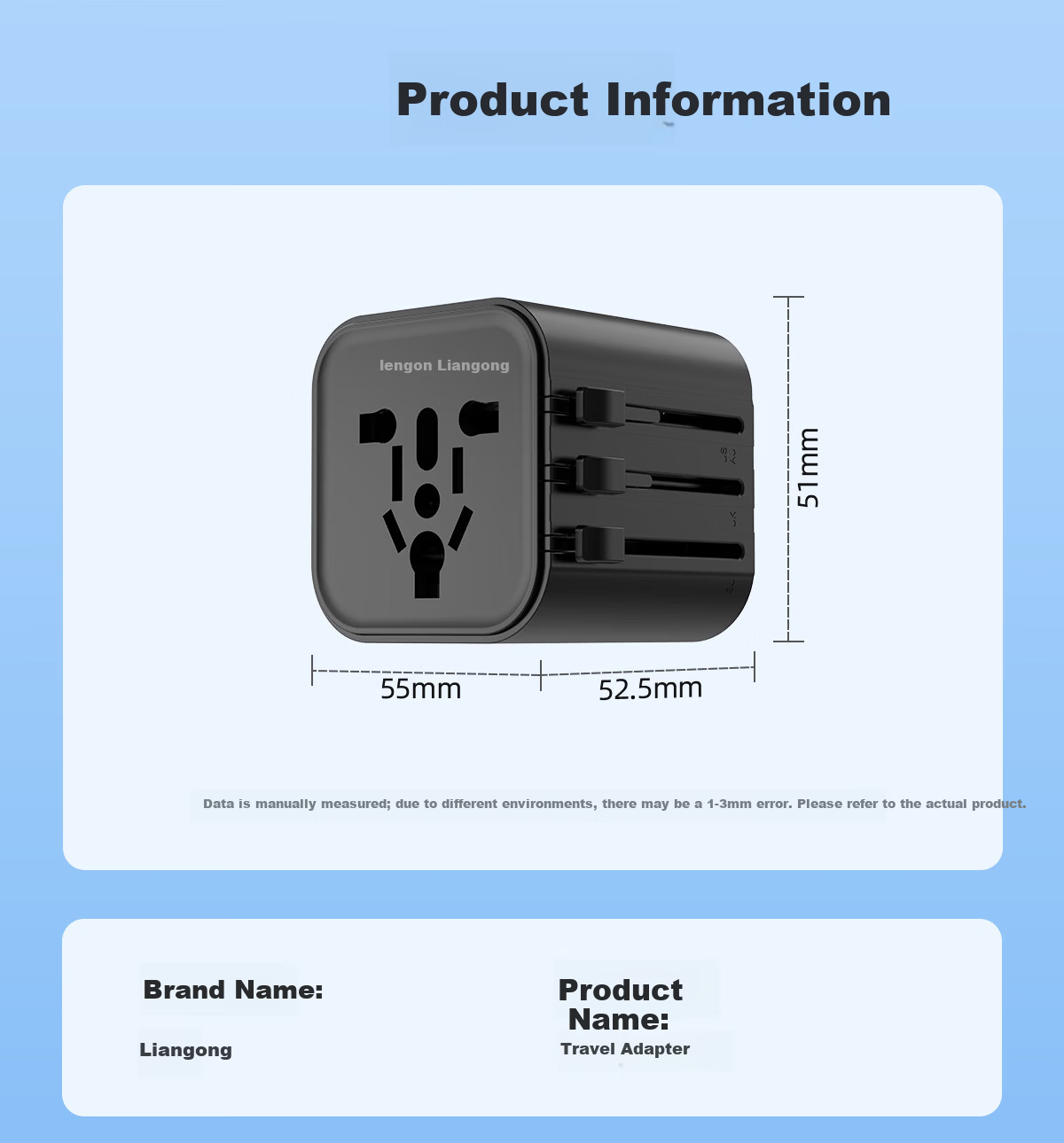 Lengon International Travel Adapter Plug - Universal Worldwide Power Converter for UK EU US AU Standards 14