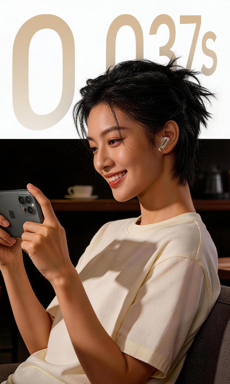 KUGOU M65 True Wireless Bluetooth Earbuds In-Ear 6-Mic Active Noise Cancelling Flagship Long Battery Life High-Quality Call Music Gaming Compatible with Huawei Apple Xiaomi 18