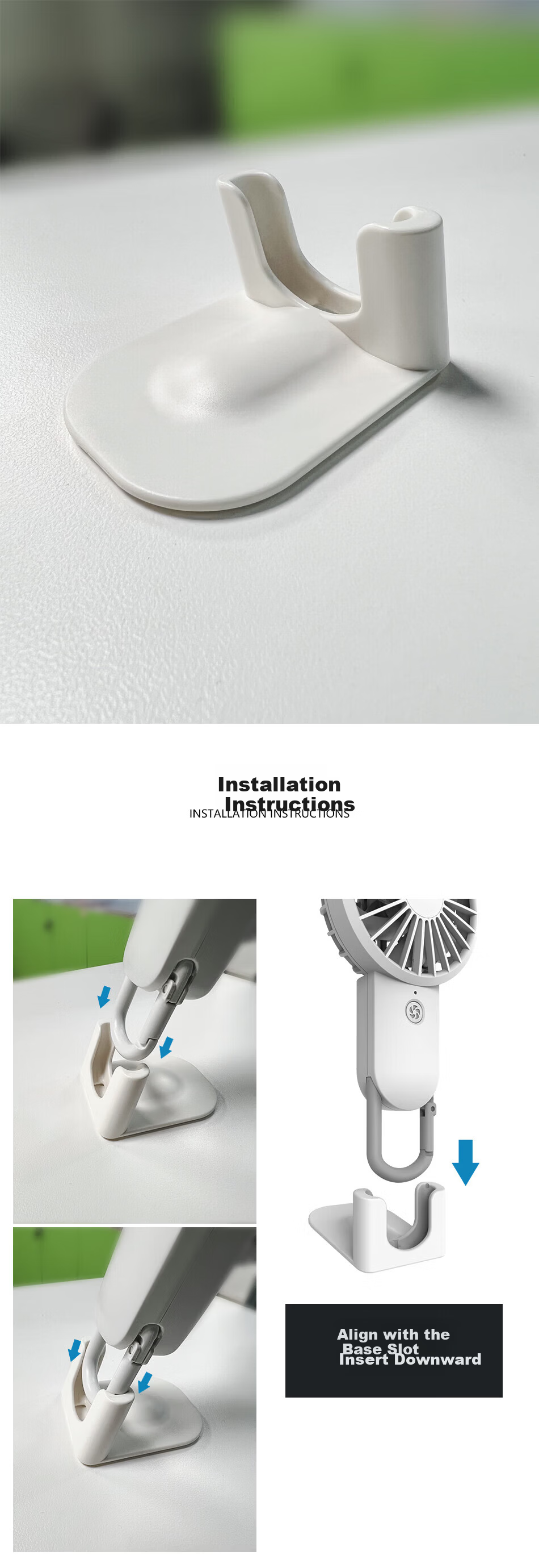 RHYTHM Lisheng Handheld Fan Base 036 040 028 042 Universal Fan Base Black White Pink Blue 2