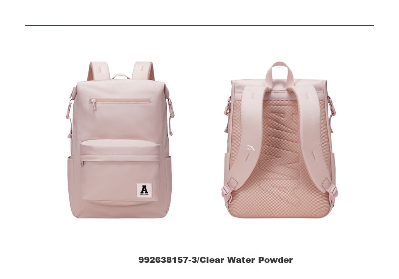 Anta Unisex Simple Large Capacity Canvas Backpack for Teens Hiking Cycling Sports School Bag 10