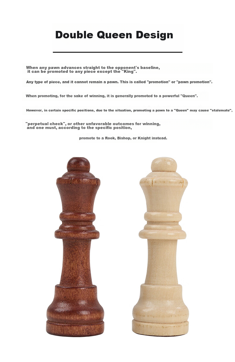 Guan Xiao Er Magnetic Foldable Portable Solid Wood Chessboard High-Grade International Chess for Elementary Children Tournament Camping 7