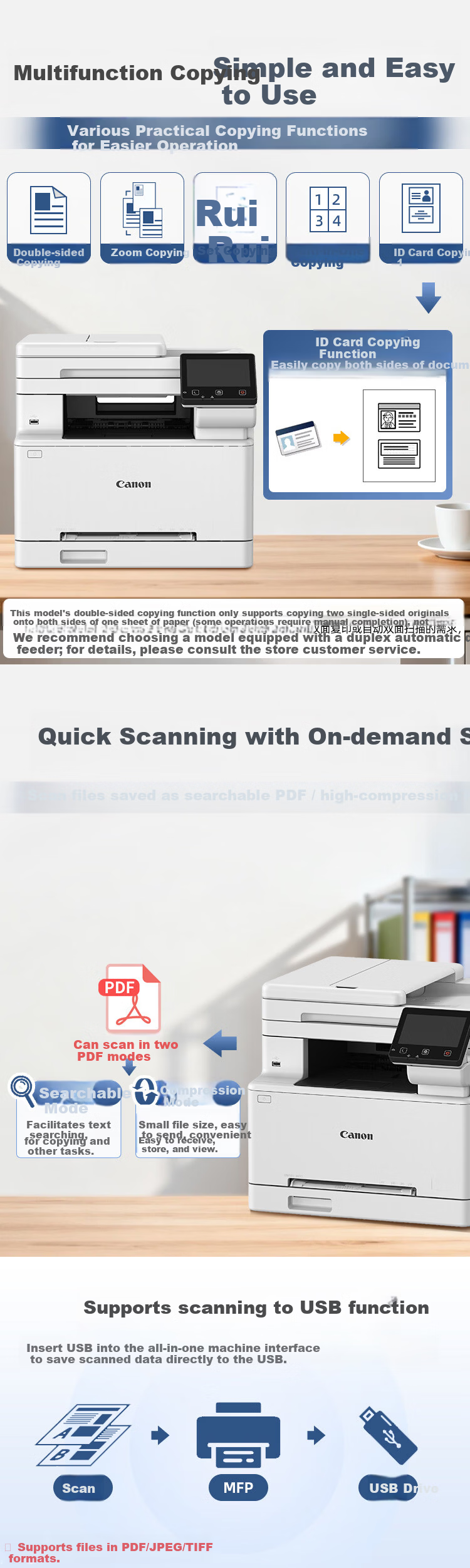 Canon MF664Cdw A4 Wireless Color Laser Multifunction Printer (Print/Copy/Scan/Auto Duplex/Document Feeder for Home Use) 2