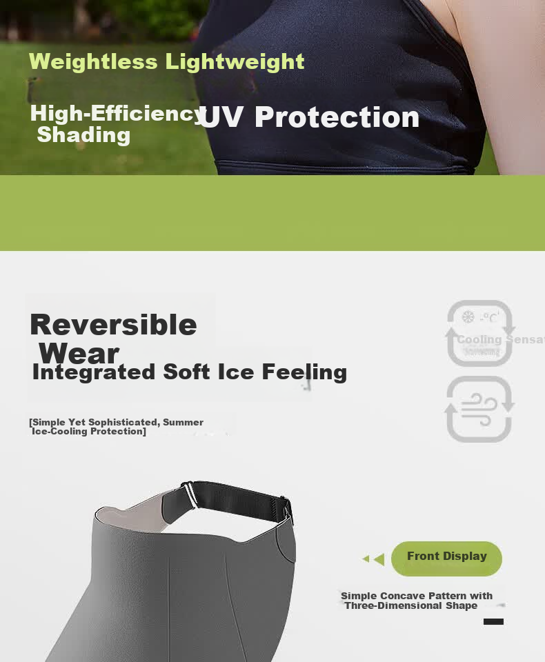 Jingtang Jingpin Seamless Topless Sunshade Hat Women's Summer Large Brim UV Protection Lightweight Foldable Hat 5