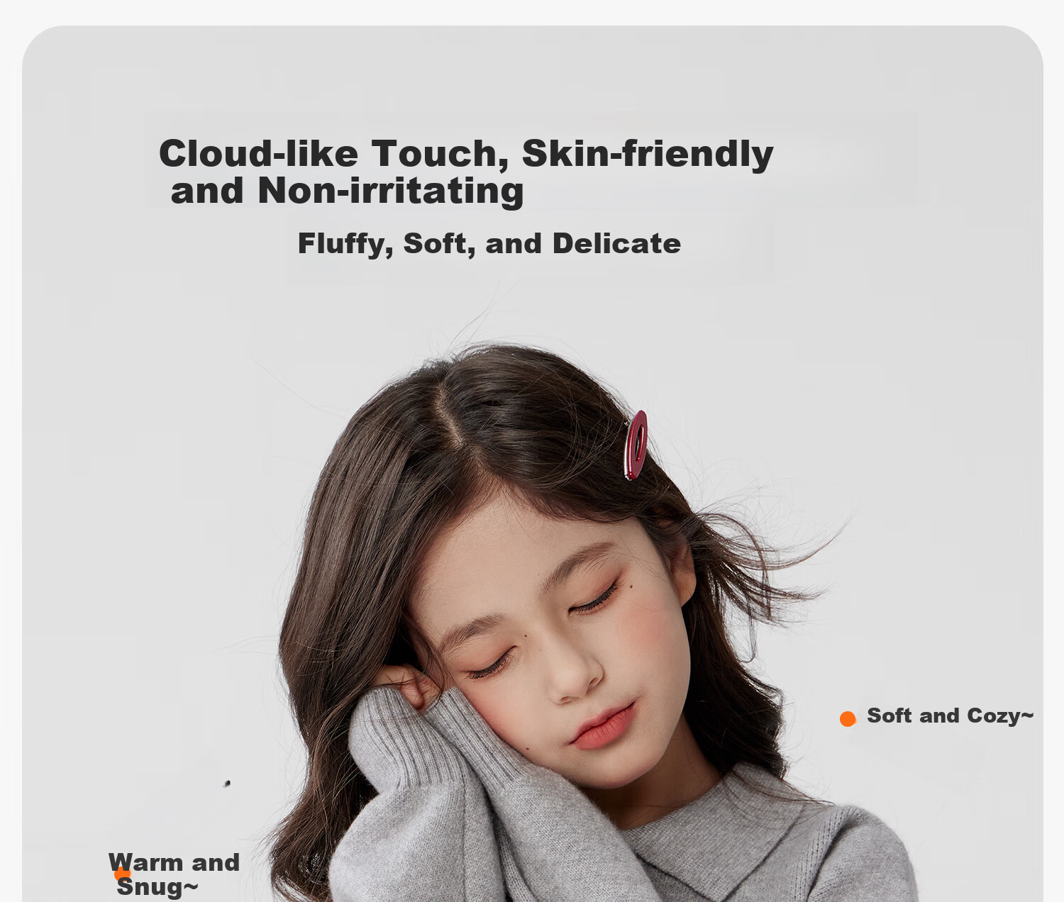 Zuo Xi Girls' Sweater Polo Shirt Children's Autumn Winter 2025 New Warm Inner Knitwear Gray 140 6