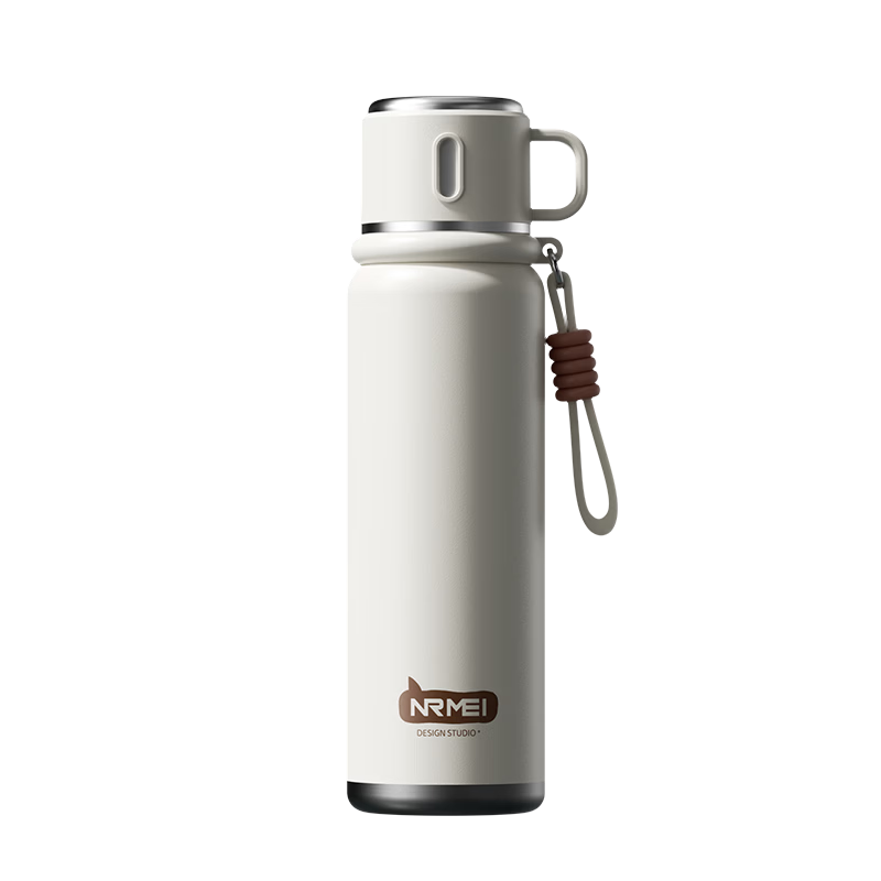 NRMEi Large Capacity Insulated Tumbler for Women 2026 New Student School Use High-Value Dual-Drink Tea Cup for Teens