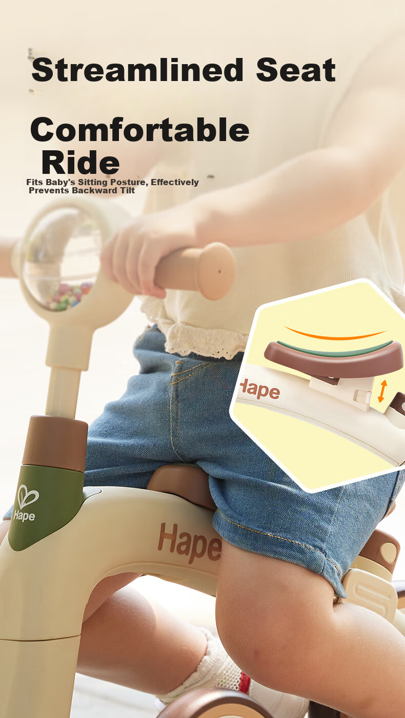 Hape (Germany) Children's Ride-On Toy Push Car 4-in-1 Multifunctional Baby Birthday Gift E1225 11
