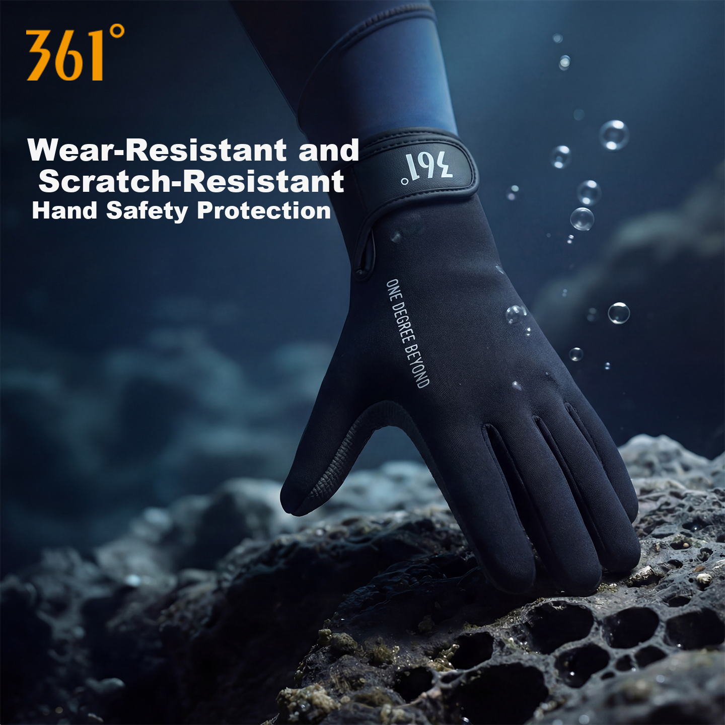 361° Swimming Diving Sun Protection Surfing Lightweight Gloves Wear-Resistant Scratch-Resistant Non-Slip Coral Protection Snorkeling Equipment Gloves