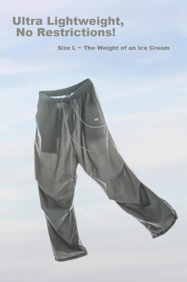 Lanqi Youyun Spring Summer Ultra-Light Ultra-Thin Antibacterial Casual Outdoor Lightweight Paratrooper Pants for Men Dark Brown M 5