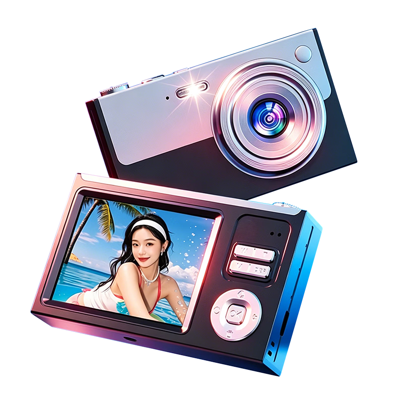 Lenovo Hot Selling CCD Camera 4K HD Student Digital Camera Entry-Level Instant Print Pocket Camera Gift for Girlfriend Birthday