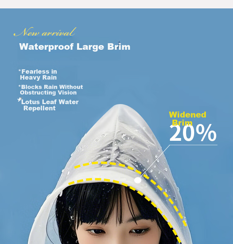 Yucheng Thickened Portable Long Full-Body Raincoat Anti-Storm Disposable Adult Outdoor Hiking Poncho 5