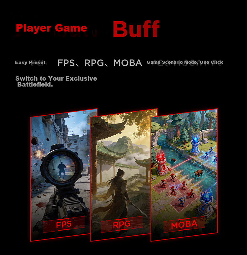 FFALCON Thunder 27-inch 4K 165Hz Dual-Mode 2304-Zone QD-MiniLED Smart Gaming Monitor 27U8A Pro-S 14
