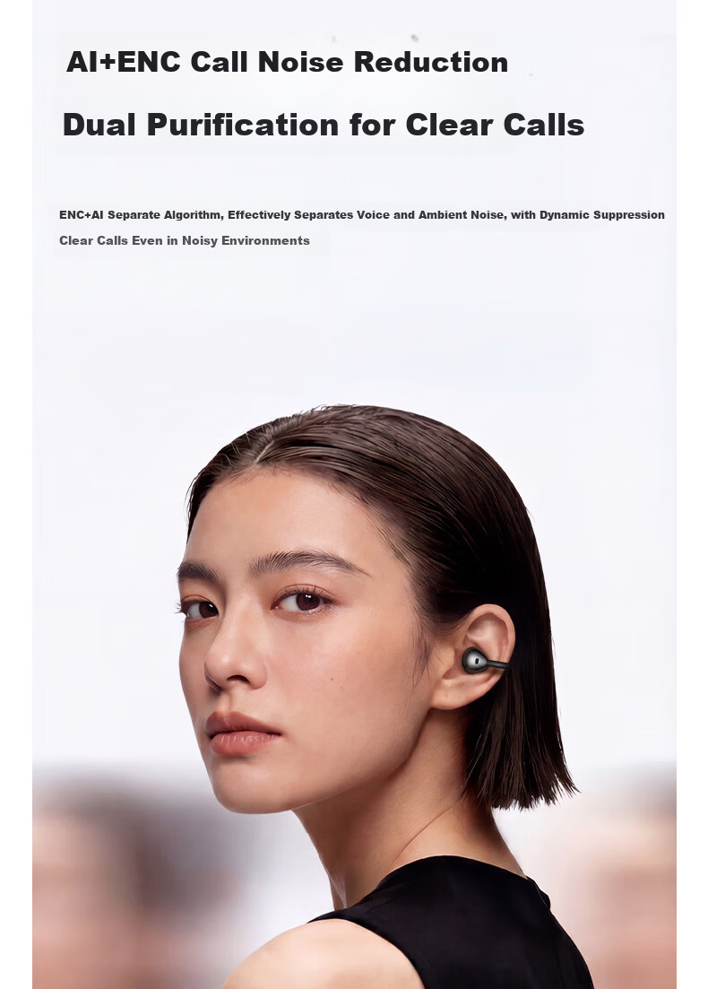 Chuangu 2026 New AI Simultaneous Translation Bluetooth Bone Conduction True Wireless Ear Clip Translator Comfortable Non-In-Ear Sports High-Quality Sound 21