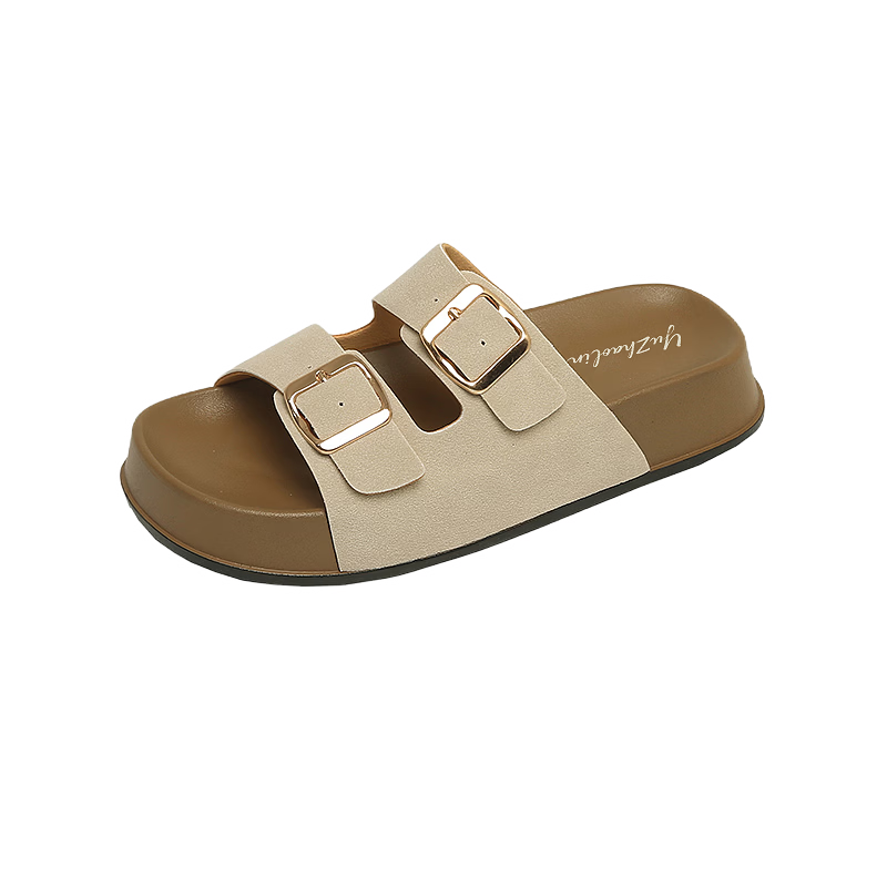 YUZHAOLIN Women's Birkenstock Style Summer Fashion Fairy Casual Thick Sole Slide Sandals