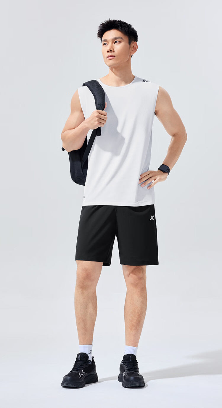 Xtep Quick-Dry Vest | Men's Breathable Summer Fitness Sleeveless Ice Silk Basketball Training Tank Top Sports Vest Shirt 7
