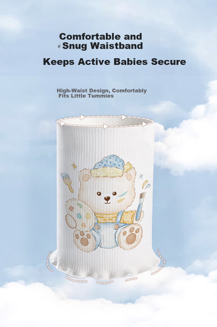 Aibao Baby Single-Layer Belly Band Newborn Navel Protector Anti-Cold Belly Wrap 2-Pack Squirrel Bear S886 6