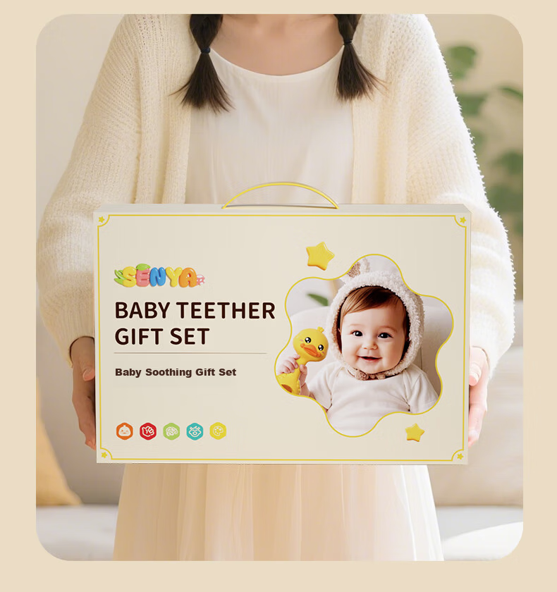 Embei Family Infant Baby Toy Newborn Gift Box Rattle 0-6 Months 1 Year Children's Day Gift 6