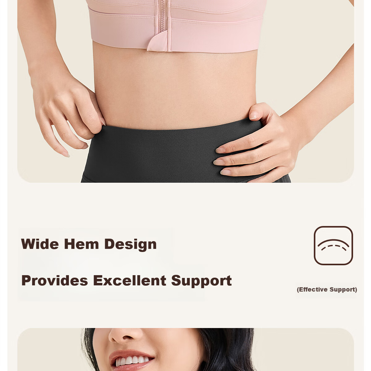361° Sports Bra Shock Absorption High-Intensity Front Zipper Plus Size Yoga Bra Fitness Anti-Sagging Yoga Tank Top 5