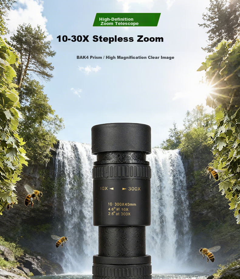 HUGE Monocular Telescope Zoom Portable Outdoor Birdwatching High-Power HD Professional Concert Phone Photography 1
