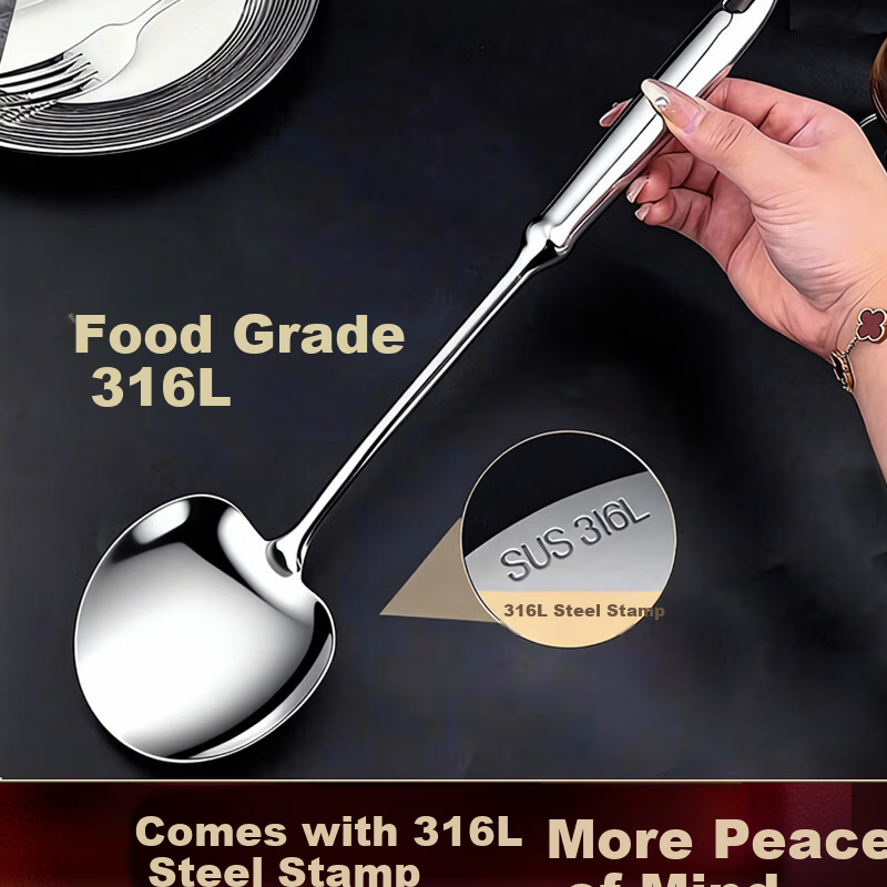 SSN Mushroom Turner 316L Stainless Steel Cooking Spatula Food Grade Mushroom Shovel 4