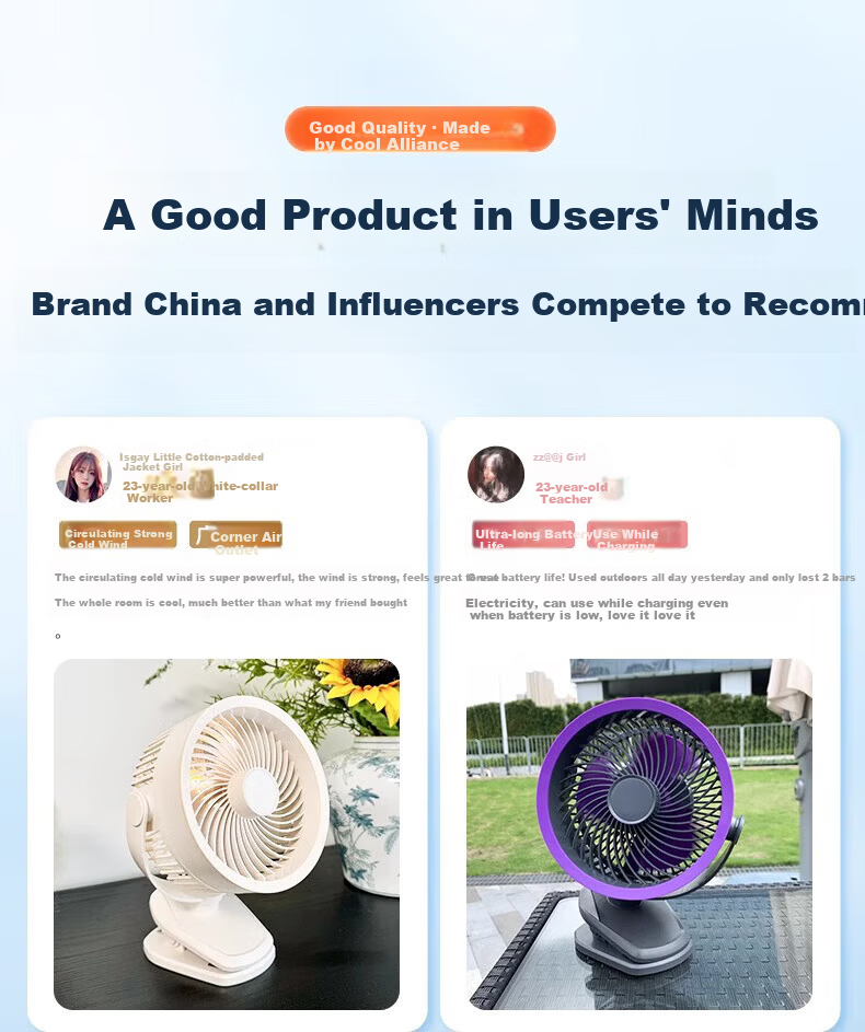 Kumeng Desktop Mini Turbo USB Air Circulation Fan for Dormitory, Student Desk, Office, and Home Use 7