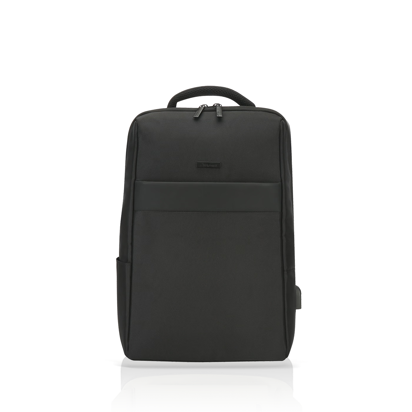 Diplomat DB-797L Black Laptop Backpack Business Casual Travel Bag for Men and Women