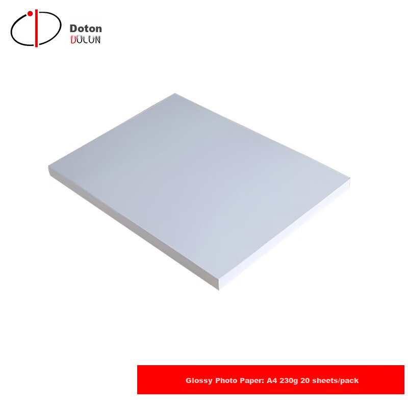 DOCON A4 Home Photo Inkjet Photo Paper High Glossy Inkjet Printing Paper A4 230g 20 Sheets/Pack