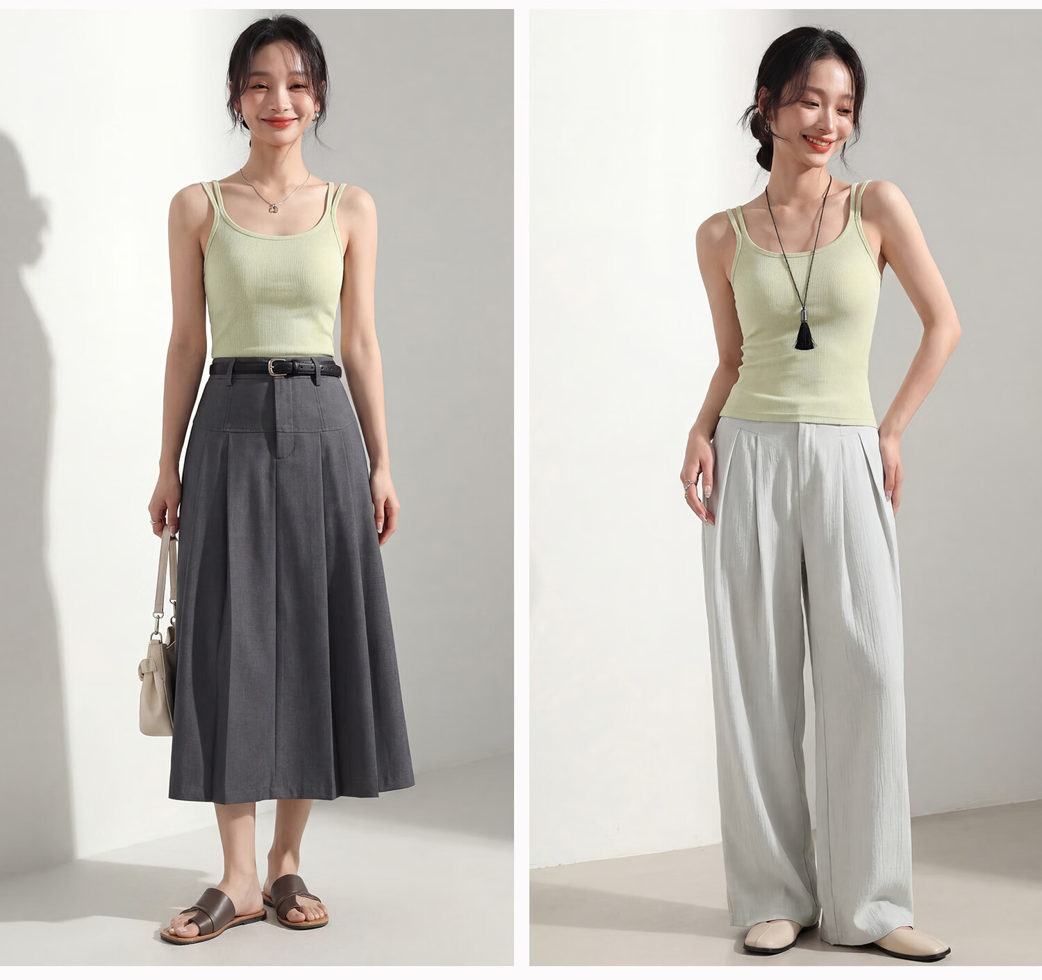Miiow Women's Summer White Padded Camisole Vest 2026 New Stylish Back Double Shoulder Straps 28