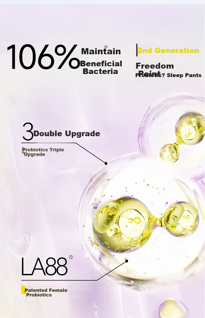 FREEMORE [Recommended by Zhao Lusi] Probiotic Comfort Sleep Pants XL Size 12 Pieces, Pants-Style Overnight Sanitary Napkins for Women, Self-Operated 3