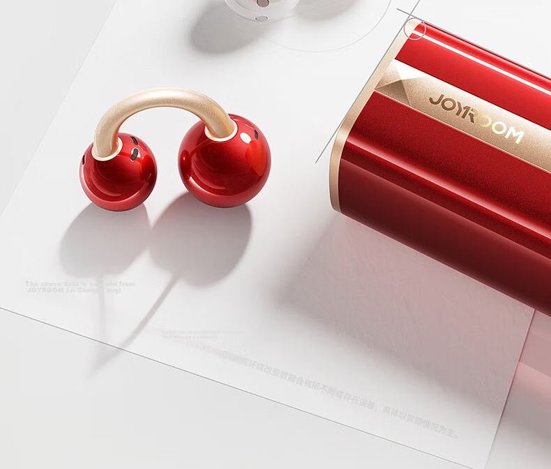 Joyroom OC3 Lipstick Bluetooth Earbuds Clip-On Bone Conduction Open-Ear Noise-Cancelling AI Office Translation Device Unisex Gift 19