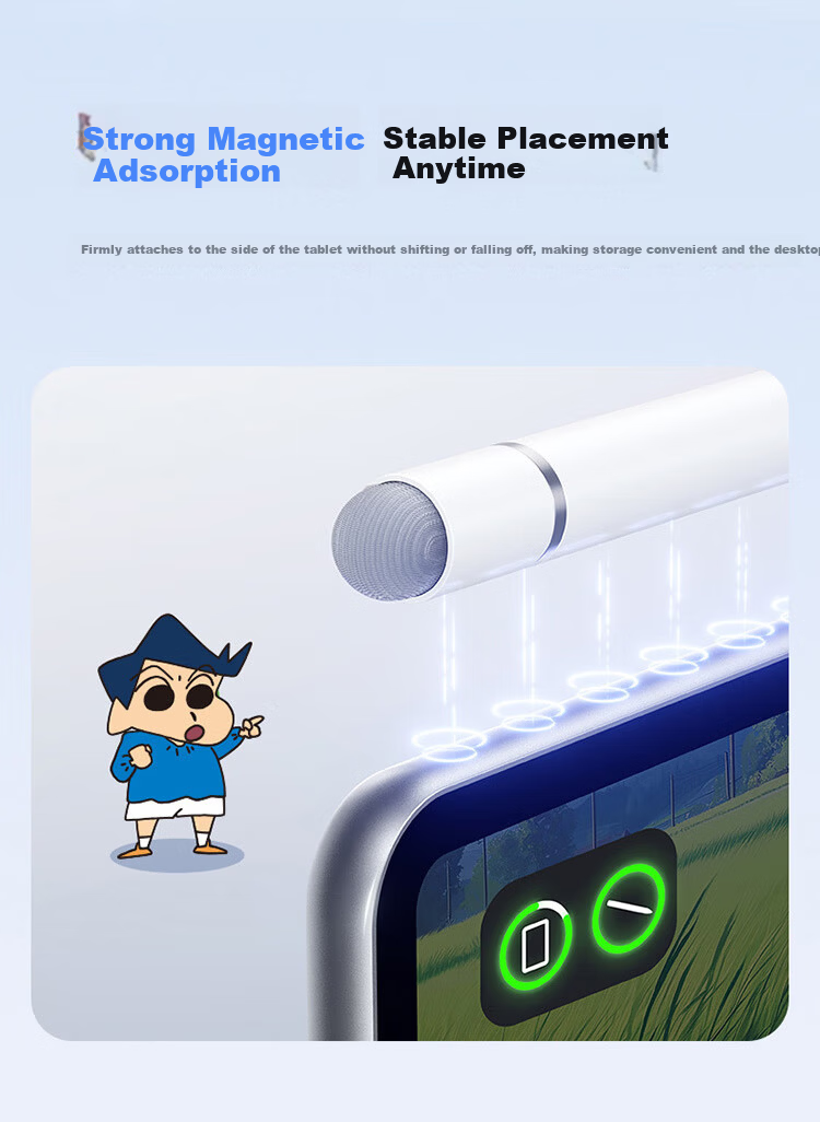 Baseus Crayon Shin-chan Edition Compatible with Huawei Stylus Xiaomi Touch Pen Tablet Touchscreen Pen M-Pencil 3rd Gen Capacitive Pen Universal for Redmi MatePad 11.5S 11
