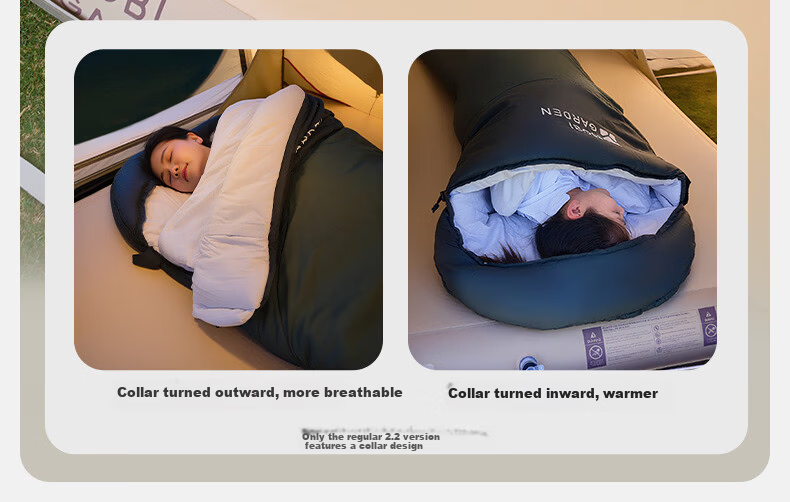 MOBIGARDEN Xiangyun Sleeping Bag 1.4 Outdoor Camping Connectable Single Warm Envelope Sleeping Bag NX25662007 Pine Green 9