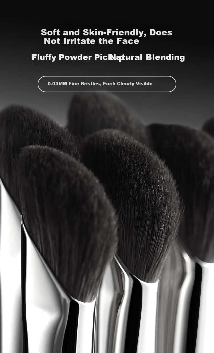 Ainoqi Master Series Makeup Brush 1pc Wool Blush Brush Natural Bristles Cangzhou Soft Hair 4