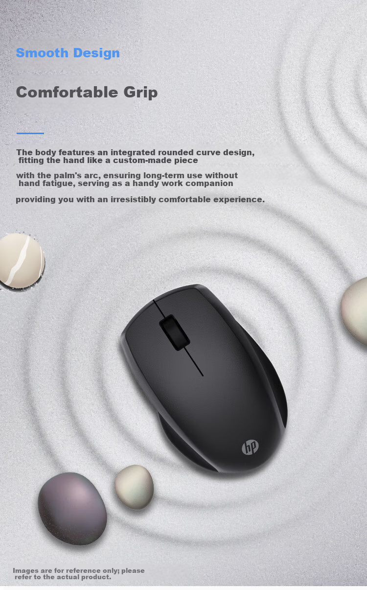 HP Wireless Bluetooth Dual-Mode Mouse 2.4G Ergonomic Business Portable Office Compact Symmetrical Silent Click Suitable for Desktop All-in-One Laptop 5