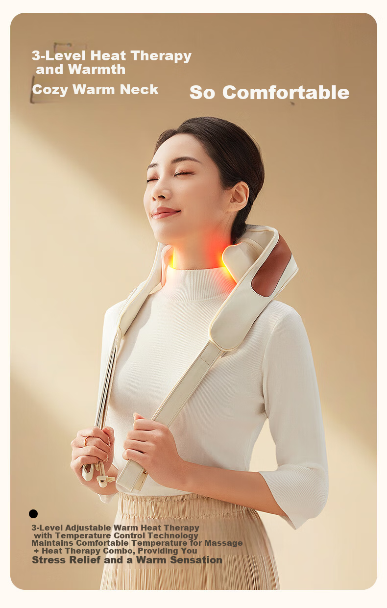 SUPOR [Mid-Autumn Festival Gift] Neck Massager Shoulder And Neck Massage Device Trapezius Muscle Shoulder Neck Back Office Gadget Practical High-End Birthday Gift for Parents Elderly 14