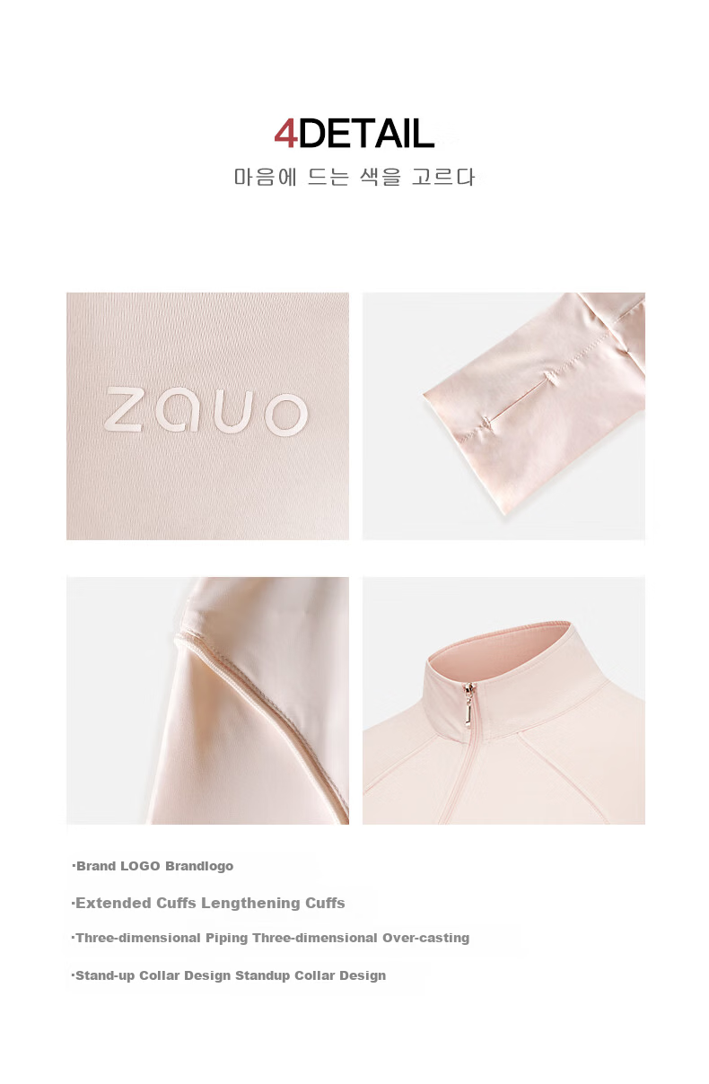 Zauo [Xiangxiu Same Style] Korean Zauo Slim Fit Sun Protection Jacket for Women Ice Cooling Breathable Original Yarn Sunproof Hoodie Coat 9