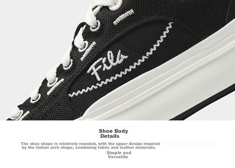 FILA Official Women's Shoes FOSSO 1+ Canvas Shoes 2026 Summer Rock Walking Shoes 1+ Fashion Casual Shoes 32
