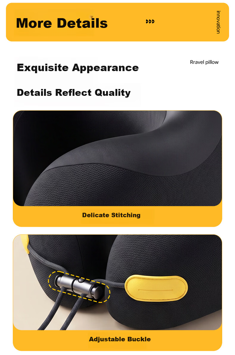Mi Xiaoshu U-Shaped Pillow Storage Case Neck Support Eye Mask Pillow Travel Cervical Neck Pillow Nap Pillow 19