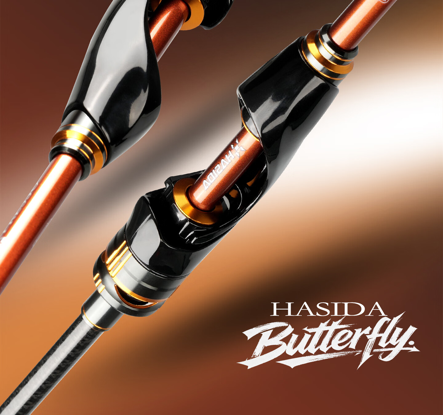 HISTAR Butterfly Small Joint Portable Baitcasting Lure Rod 2.04m Straight Handle L [S684L] 13