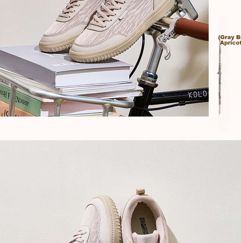 361° Women's Sports Sneakers Spring Summer Breathable Trendy Casual White Shoes 682626622-1 13
