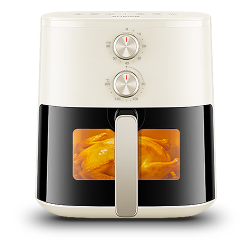 SUPOR Air Fryer 2026 New Model JD Self-operated Beautiful 0 Coating 304 Stainless Steel Steam Roast Fry Integrated Large Airflow 6L Multifunction Fully Automatic Air Fryer KJ60DG838