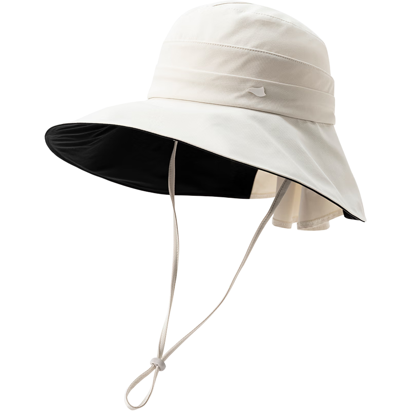 FANCET Wide Brim Sun Hat for Women Summer Outdoor UV Protection Sunshade Hat with Neck Flap