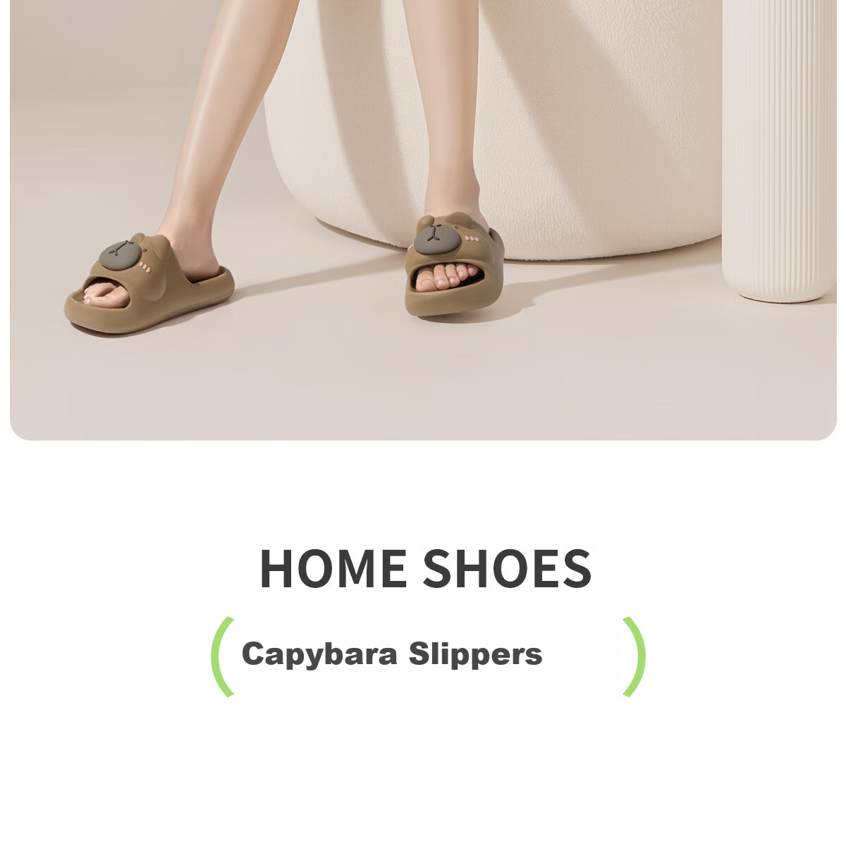 Lidani Men's Slippers 2026 Summer New Home EVA Soft Cute Couple Casual Sandals 2