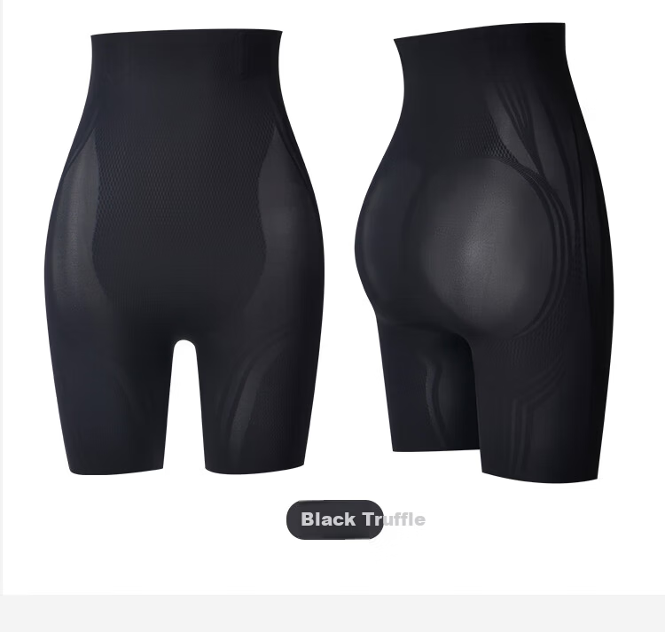 GRACEWELL High Waist Tummy Control Shaping Pants Butt Lifting Slimming Waist Trainer Body Shaping Leggings for Women Black M 12