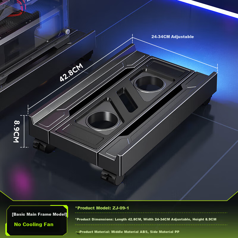 Behind the Scenes Hero Desktop Computer Host Stand Mobile Case Bracket Base Tray Home Office Universal Heightening Storage Rack TV Accessories
