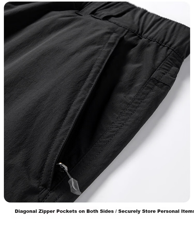 Columbia Men's Spring Summer 2026 Breathable Quick-Dry Pants UV Protection Stretch Casual Pants XE9845 010 12