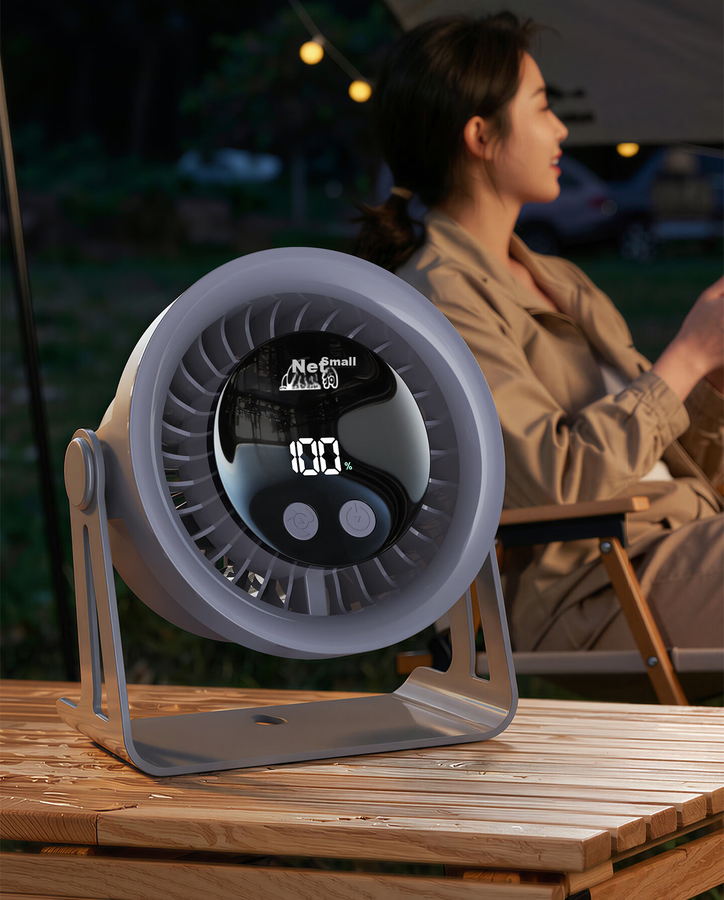 Puppy Desktop Mini Fan / Small Table Fan / Portable USB Desktop Fan Circulation Fan for Home Office Student Dormitory Quick Cooling Quiet Fan Ice Sensation Circulation Fan 28