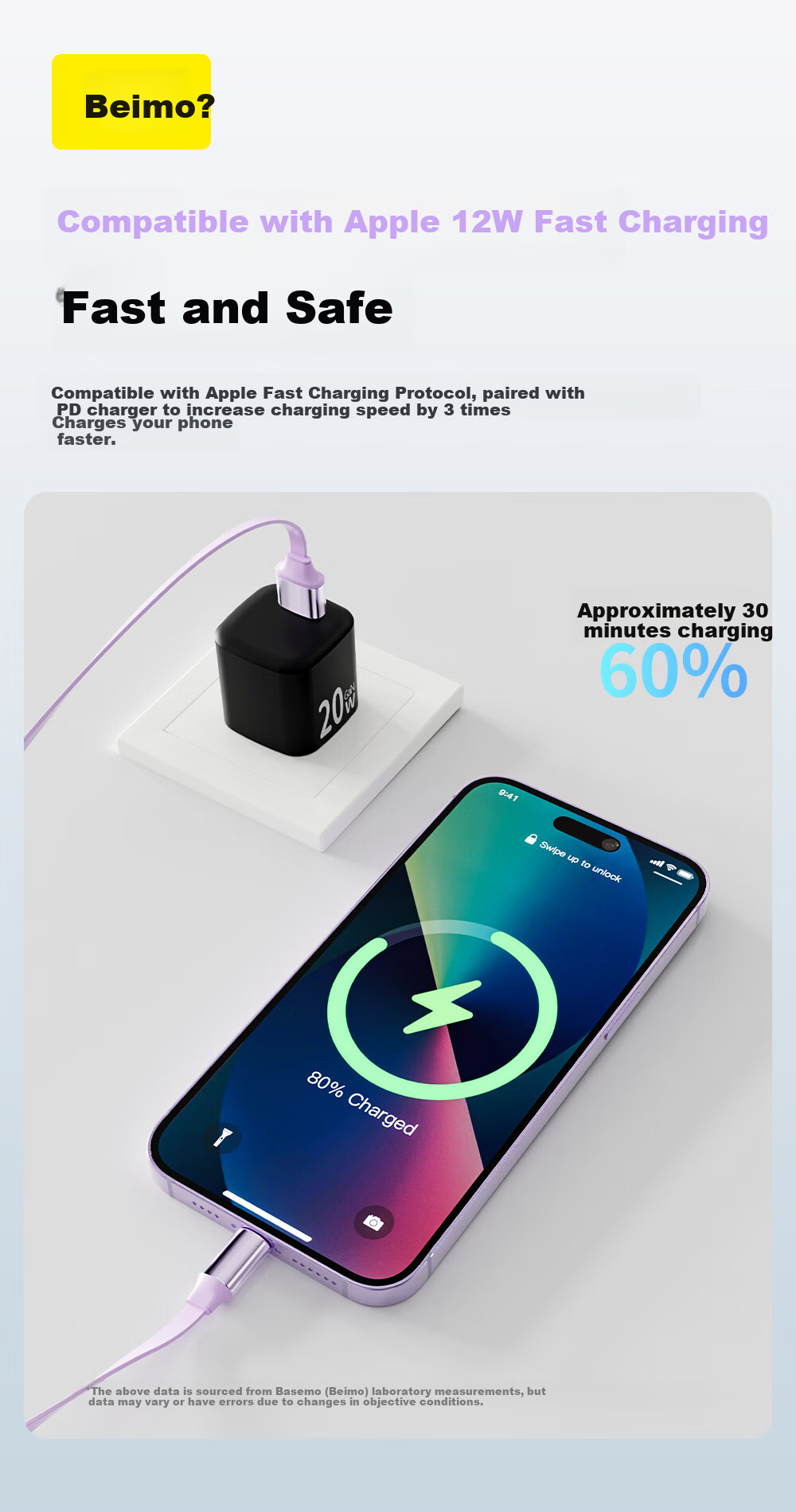 Beimo Three-In Retractable Data Cable, Compatible with Apple Android Type-C, Fast Charging Car Charger for IPhone 18/17 Pro Max, Huawei/Xiaomi Phones, 1.2 Meters Black 4
